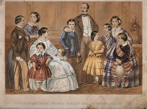Queen Victoria and PrinceAlbert and their children